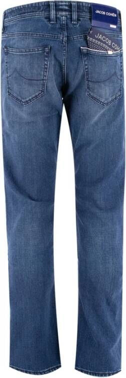Jacob Cohën Super Stretch Slim-fit Jeans Blauw Heren
