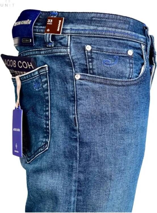 Jacob Cohën Slim-fit Jeans Blauw Heren
