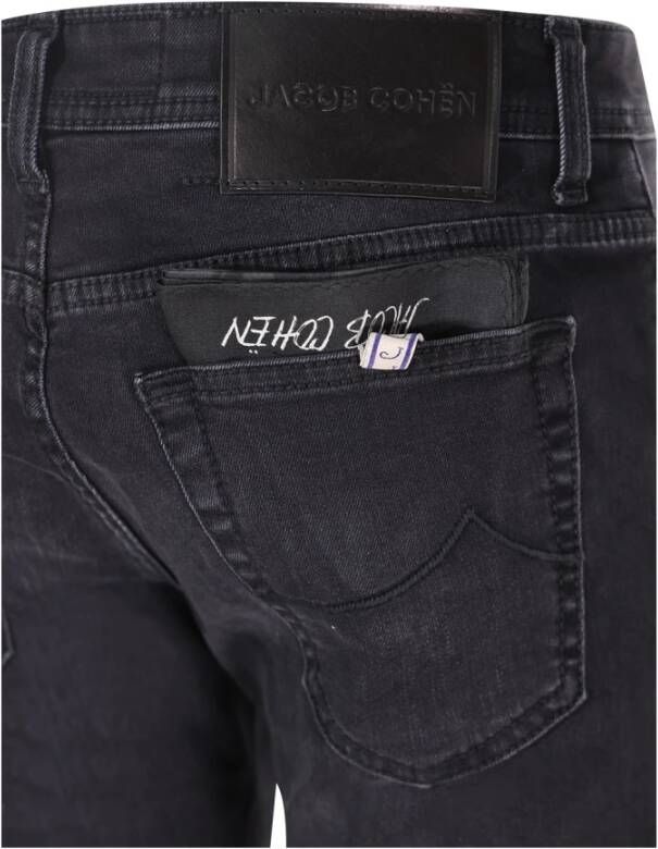 Jacob Cohën Slim Fit Jeans Stijlvol en Comfortabel Black Heren - Foto 2