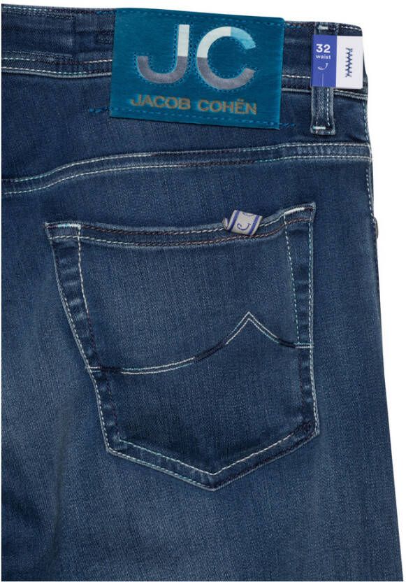 Jacob Cohën Klassieke Straight Jeans Blauw Heren