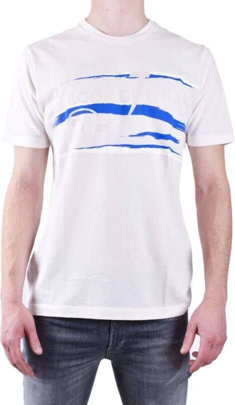 Jacob Cohën Premium Heren T-Shirt Verhoog Je Casual Stijl Wit Heren