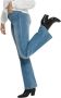 Jacqueline de Yong Flared Vaquero Jeans voor Dames Blue Dames - Thumbnail 5