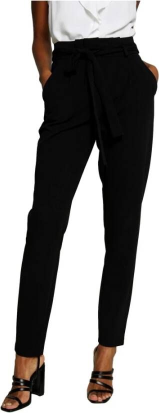 Jacqueline de Yong Slim-fit broek Zwart Dames