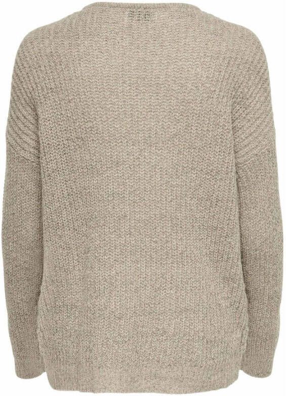Jacqueline de Yong V-neck Knitwear Beige Dames
