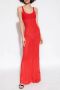 Jacquemus Geribbelde jurk in &#;Oranger&#; Red Dames - Thumbnail 2