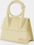 Jacquemus Shoppers Le Chiquito Noeud Leather Shoulder Bag in crème - Thumbnail 4