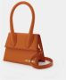 Jacquemus Crossbody bags Le Chiquito Moyen Handbag in oranje - Thumbnail 8