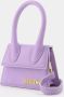 Jacquemus Totes Le Chiquito Top Handle Bag Leather in paars - Thumbnail 5