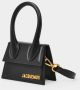 Jacquemus Totes Le Chiquito Top Handle Bag Leather in zwart - Thumbnail 4