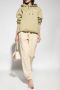 Jacquemus Organisch katoenen hoodie met logo print Beige - Thumbnail 2