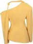 Jacquemus Gele Asymmetrische Damesjas Yellow Dames - Thumbnail 2