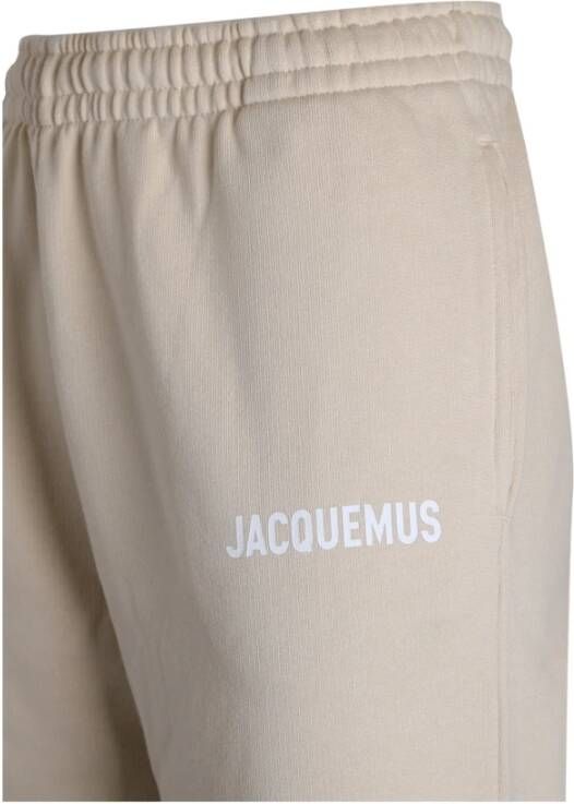 Jacquemus Verhoog je loungewear-stijl met beige sweatpants Beige Dames