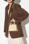 Jacquemus Shoppers Le Chiquito Noeud Leather Shoulder Bag in crème - Thumbnail 2
