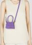 Jacquemus Paarse Mini Tas met Top Handvat Purple Dames - Thumbnail 3