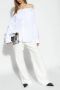 Jacquemus 100 White Peplo Shirt Stijlvolle mouwloze top White Dames - Thumbnail 3