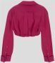 Jacquemus Machou Bolero Shirt Roze Dames - Thumbnail 2