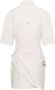 Jacquemus Witte Gedrapeerde Overhemdjurk White Dames - Thumbnail 2