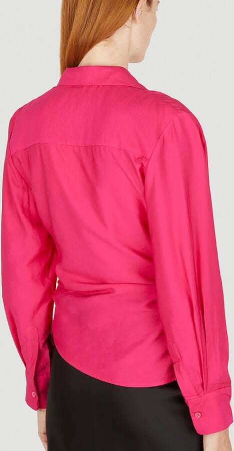 Jacquemus Bahia Shirt Casual en Tijdloze Glamour uit Zuid-Frankrijk Roze Dames