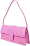 Jacquemus Hobo bags Le Bambino Long Shoulder Bag Leather in roze - Thumbnail 5
