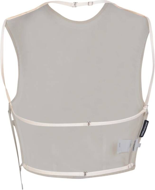Jacquemus Elegante Witte Bloementop voor Vrouwen Wit Dames