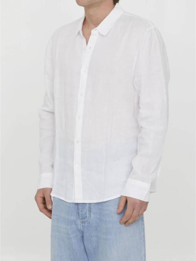 James Perse Casual overhemd Wit Heren