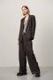 Jane Lushka Lima Blazer-F | Zwart Beige Multicolor Dames - Thumbnail 1