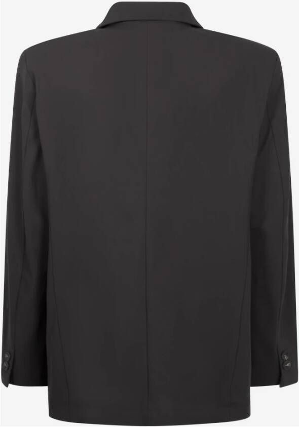 Jane Lushka Oversized Blazer in Donkerbruin Brown Dames