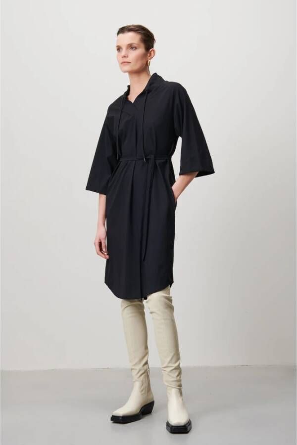 Jane Lushka Silva Jurk Technisch Jersey | Zwart Black Dames