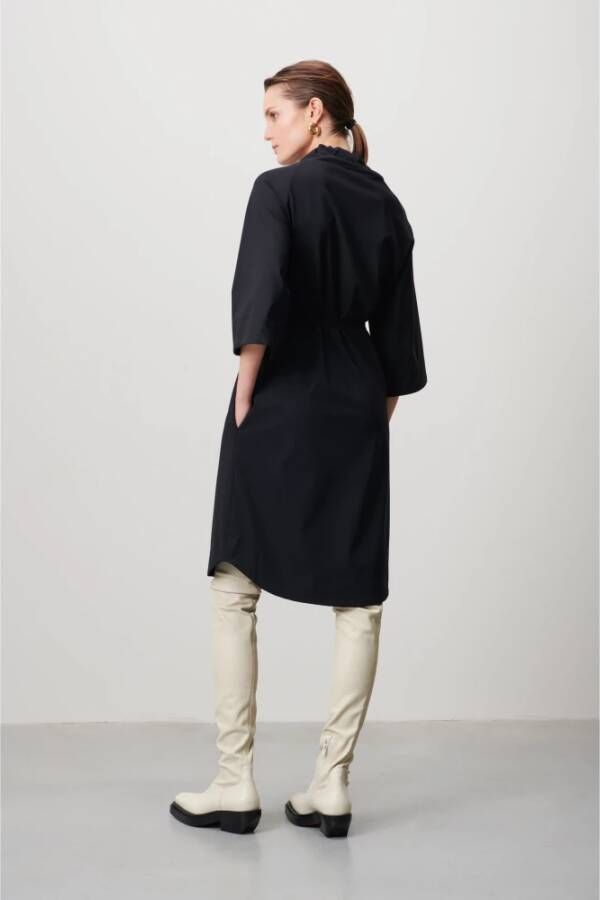 Jane Lushka Silva Jurk Technisch Jersey | Zwart Black Dames