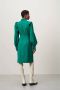 Jane Lushka Stijlvolle Groene Kamelia Jurk Green Dames - Thumbnail 3