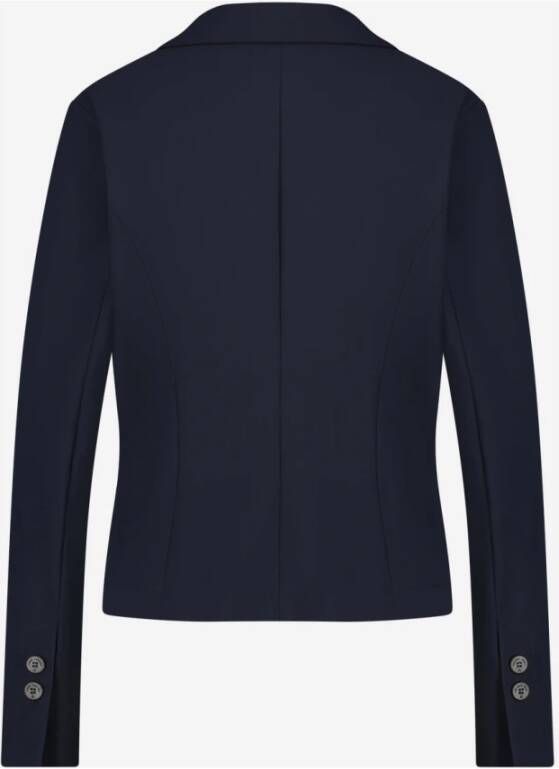 Jane Lushka Technische Jersey Blazer | Blauw Blue Dames