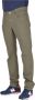 Jeckerson Groene Gabardinebroek met Iconische Patch Groen Heren - Thumbnail 2