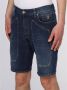 Jeckerson Heren Bermuda Shorts Slim Fit Blauw Heren - Thumbnail 6