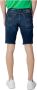 Jeckerson Heren Bermuda Shorts Slim Fit Blauw Heren - Thumbnail 8