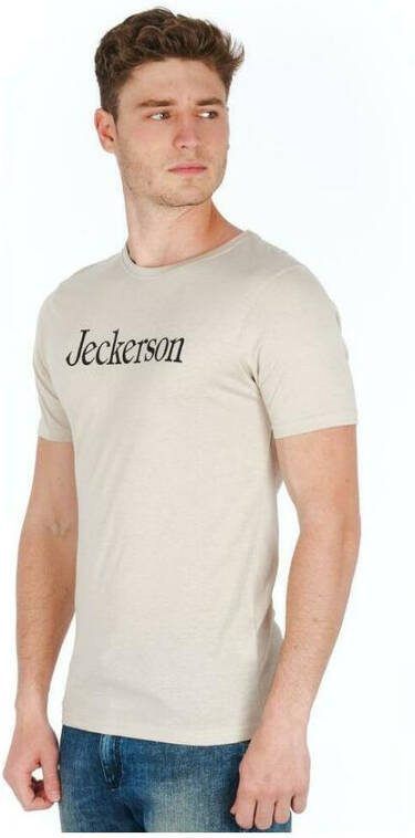 Jeckerson Zilver katoenen t-shirt Grijs Heren