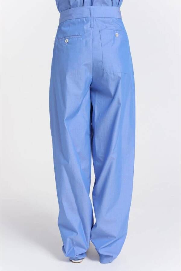 Jejia Wide Trousers Blauw Dames