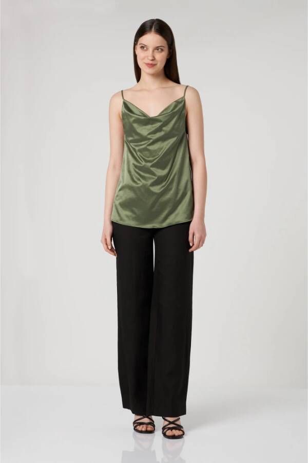 Jijil Sleeveless Tops Groen Dames