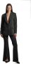 Jijil Wijde Pijp Suit Broek Black Dames - Thumbnail 2