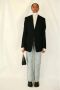 Jil Sander Verhoog je stijl met een compacte wollen blazer Zwart Dames - Thumbnail 2