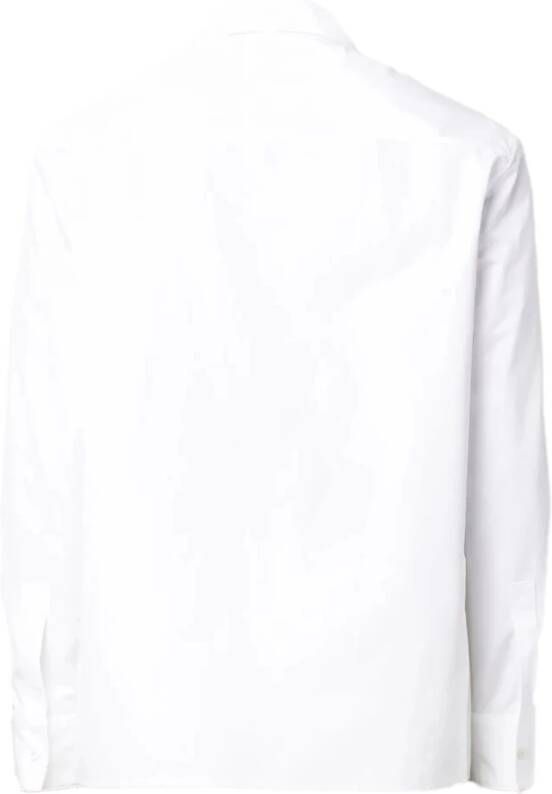 Jil Sander Witte Overhemd van Biologisch Katoen Moderne Stijl Wit Heren