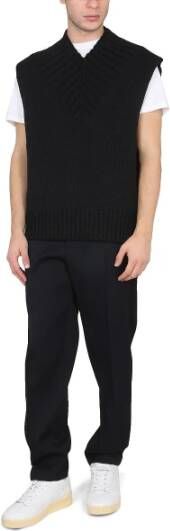 Jil Sander Chino`s Blauw Heren