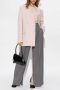 Jil Sander Dubbelrijige oversized jas Roze Dames - Thumbnail 2