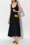 Jil Sander Zwarte jurk met decoratieve afwerking Black Dames - Thumbnail 2