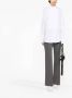 Jil Sander Plisse Shirt Stijlvol en Trendy White Dames - Thumbnail 2