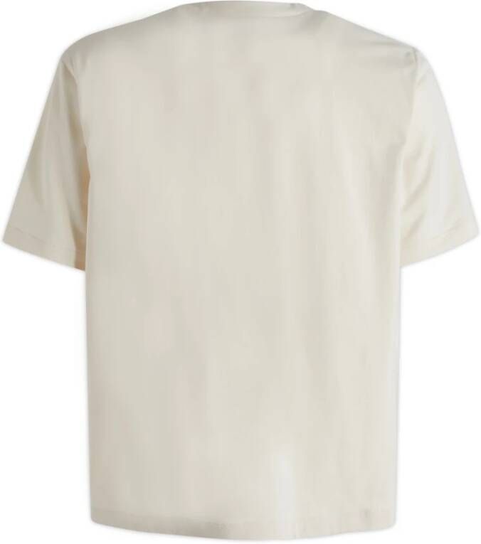 Jil Sander Klassiek T-Shirt Wit Heren