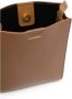 Jil Sander Bruine Leren Crossbody Tas Brown Dames - Thumbnail 4