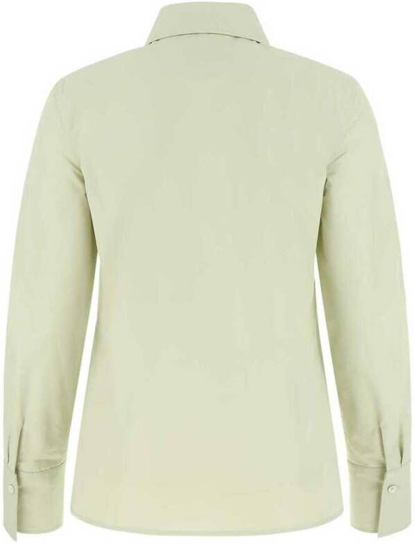Jil Sander Pastelgroen Poplin Overhemd Stijlvol Ontwerp Groen Dames