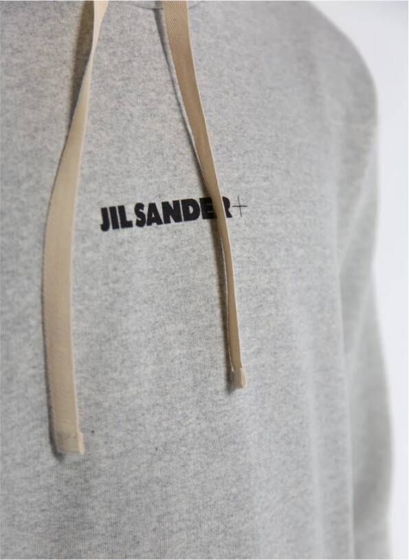 Jil Sander Logo Sweatshirt Gray Heren