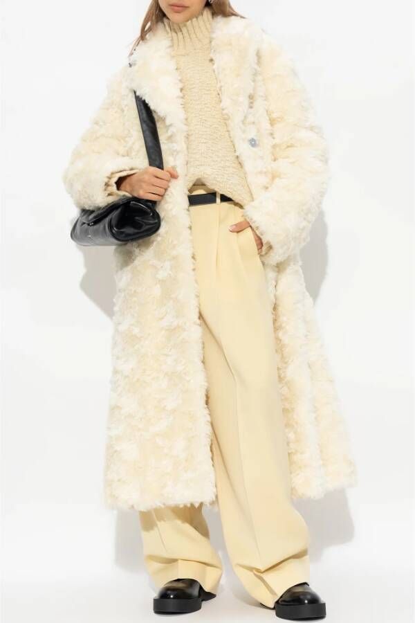 Jil Sander Mohairjas Beige Dames