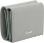 Jil Sander Sea Foam Kalfsleren Kaarthouder Grijs Dames - Thumbnail 2